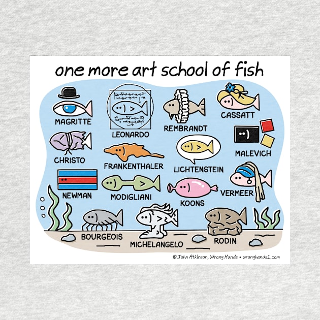 one more art school of fish by WrongHands